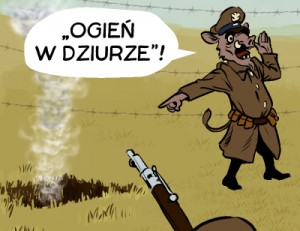 Word bubble avoiding "sierota" error; comics translation following Polish typesetting rules